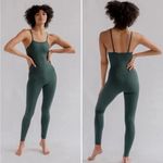 Girlfriend Collective NWT  Jumpsuit One Piece Unitard Yoga Moss Green - Size L Photo 1