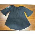 Southern Stitch Floral Embroidered Cottage Western Boho Coquette Festival Art to Wear Large Photo 3