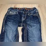 Rock Revival  clover Dark Blue capri crop cropped Jeans denim Photo 4