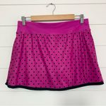 Nike Purple and Black Polka-Dot Golf/Tennis Skort Size S Photo 2