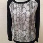 Joie  black silk cashmere blend sweater medium M Excellent Condition RARE HTF Photo 0