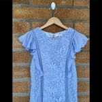 Parker Women's Blue Bennett Ruffle Dress size 2 Photo 2