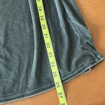 Dylan  Silvery‎ Gray Velvet Puff Sleeve Blouse Size Large Flowy Relaxed Photo 8