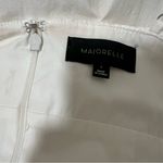 Majorelle Austin Dropwaist Cotton Poplin Midi Dress In Soft White Photo 9