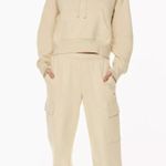 Aritzia TNA Cozy Fleece Mega Fit Cargo Sweatpants NWOT Photo 0