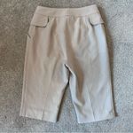 St. John  Women's Beige Khaki Bermuda Shorts Size 2 Photo 1
