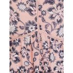 Torrid  Plus Size 3X Top Pink Floral Lace-Up Chiffon Tank Swing Oversized‎ 993 Photo 4