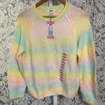 BB Dakota Super Soft NWT rainbow sweater  Steve Madden Pastel Ombre Photo 0