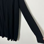 Lululemon  Merino Wool Cardigan Blissful Zen Sweater Size 4 Small Black Fall Photo 6