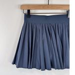 Aritzia TNA Womens Skort Blue Move Tennis Mini Skirt Pleated Pull On A Line XS Photo 4