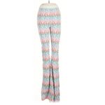 Marco Rambaldi Multicolor Heart Flare Knit Pants Small White Photo 4