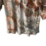 Faherty  Women's‎ Size Small Hemp Organic Cotton Tie Dye Earth Tones Top Photo 2
