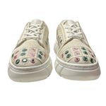 Free People NEW  Catch Me If You Can Crochet Platform Sneakers size 40 White Photo 5
