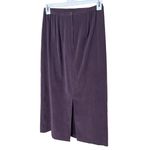Vintage First Option 90s Purple Suede Like Maxi Skirt Size 10 Photo 3