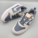 Nike Women’s Shoes Court Borough Low Prem Armory Blue/Pure Platinum Size 7.5 Photo 4