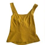 Anthropologie  Current Air Yellow Cross Back Textured Tank Size Small Photo 1