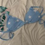 SheIn Blue Star Bikini Top Photo 1
