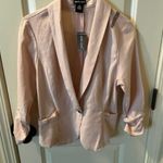 Wet Seal Pale Pink Linen Blazer Size Medium NWT Photo 4