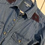 Mi Ami Blue Denim Button-Up Shirt Photo 5