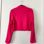 House of Harlow  Linen Blend Blazer in Pink NEW Size Medium Photo 4