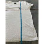 Halogen White Short Sleeves Martini Glass Embroidery Casual TShirt Womens Medium Photo 6