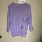 Covington  Lavender Open-Front Cardigan Photo 1