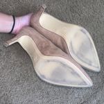 A New Day Nude Suede Heels Photo 6