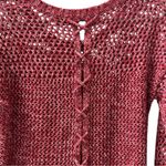 Lucky Brand Wide Knit Sweater with Tie Up Open Back detail Size Small Photo 3