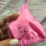 Aerie pink triangle bikini top Photo 2