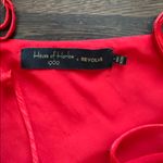 House of Harlow 1960 x REVOLVE Ira Mini Dress Crimson Red Small Photo 3