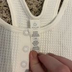 Aerie White Waffle Knit Tank Top Photo 1