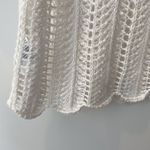 st. john's bay Crochet Open Knit Sweater Women's XL Tunic Top Mini Dress Net Boho Beach Resort Photo 9