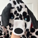 Dalmatian Dog Costume Fleece Adult L Halloween Cosplay Pajamas Jumpsuit White Size L Photo 1