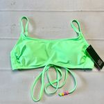 Wild Fable NWT - - Women’s Lime Green Bikini Top - Size Small. Photo 0