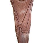 AllSaints Women's XS Pink Draped Midi Dress Sleeveless Modern Style Stan… Photo 0