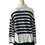 Joie NWT  100% Cashmere Striped Mock Neck Long Sleeve Sweater Pullover Jumper Photo 6