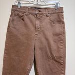 Veronica Beard Carson Ankle Flare High Rise Jeans Tan Sierra Brown Photo 3