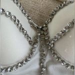 Lydia Rhinestone Bralette Crop Top Corset Bra, Size Small Photo 2