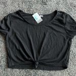 Primark ribbed front knot crop top Photo 3