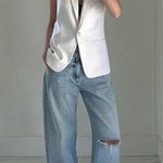 Icon Denim Bea Wide Leg Ripped Jeans Size 23 Retail $173 Photo 0
