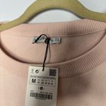 ZARA  blush pink sweatshirt size medium Photo 3