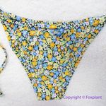 NEW Rhythm Free People Carrie Itsy Bikini Bottom, size S Blue Photo 8
