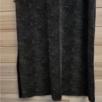 Vintage Molly Malloy Size Medium Stretchy Snakeskin High Neck Tank Maxi Dress Black Photo 5