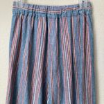 Madewell Side-Button Huston Pull-On Crop Pants in Rainbow Stripe Photo 8
