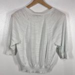 Juicy Couture Juicy‎ Couture Cardigan Top Button Down Knit 3/4 Sleeve White Small Y2K Style Photo 2