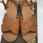 Roberto Cavalli  Womens 41 Shoes Brown Platform Espadrillas‎ Vacchetta Sandals Photo 2
