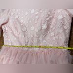 Jessakae NWOT  Blush Pink Tulle Floral Embroidered Midi Harper Dress Photo 7