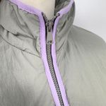 ZARA Women’s Tan Beige Fleece Sherpa Sage Green Zip Jacket X Small Rare Photo 7