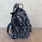 Vera Bradley  Black and White Paisley Shoulder Bag Photo 3