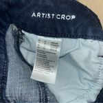 American Eagle Outfitters Dark Wash Distressed Cropped Jeans Photo 5